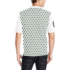 reaper pattern Men's All Over Print Polo Shirt (Model T55)