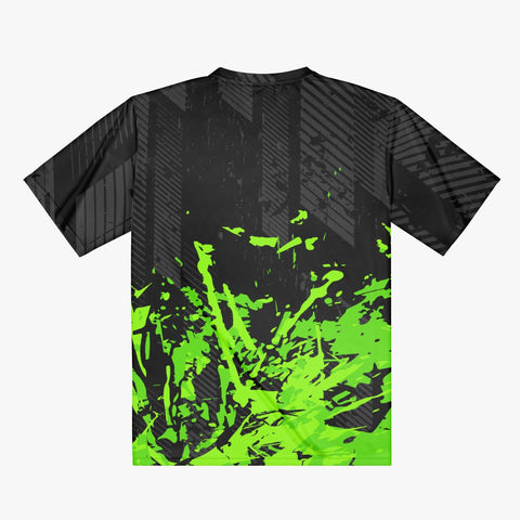 Green Grunge Men T-shirt