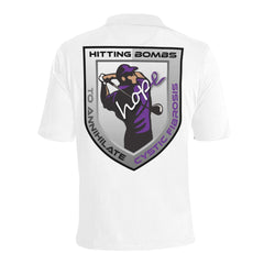 hitting bombs Men's All Over Print Polo Shirt (Model T55)