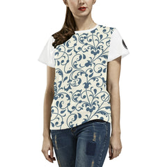 vine All Over Print T-Shirt for Women (USA Size) (Model T40)
