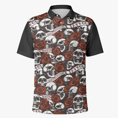 skull and roses Polo Shirt