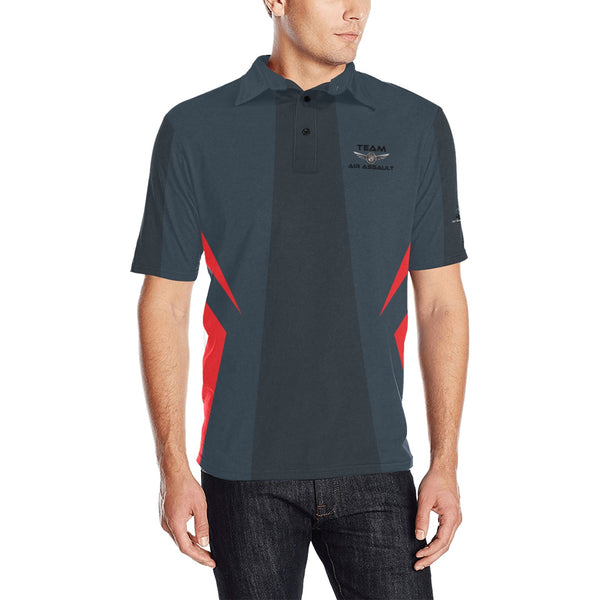 Athletic 1 Men's All Over Print Polo Shirt (Model T55)