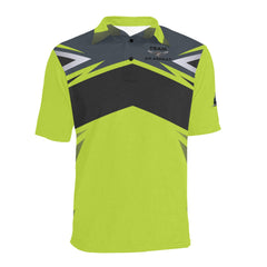 Athletic Lime Men's All Over Print Polo Shirt (Model T55)