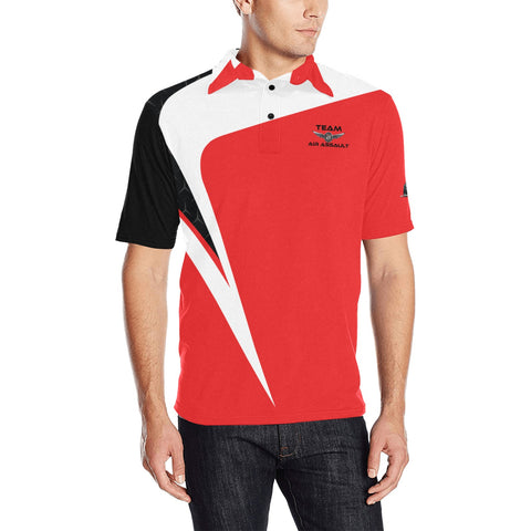 Athletic 3 Men's All Over Print Polo Shirt (Model T55)